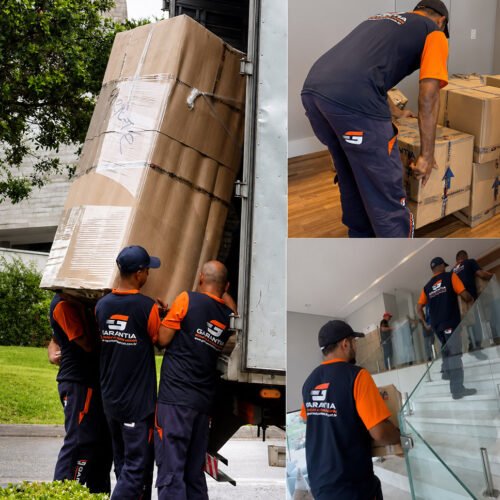 Quadros equipe garantia Mudanças embalagens montagens